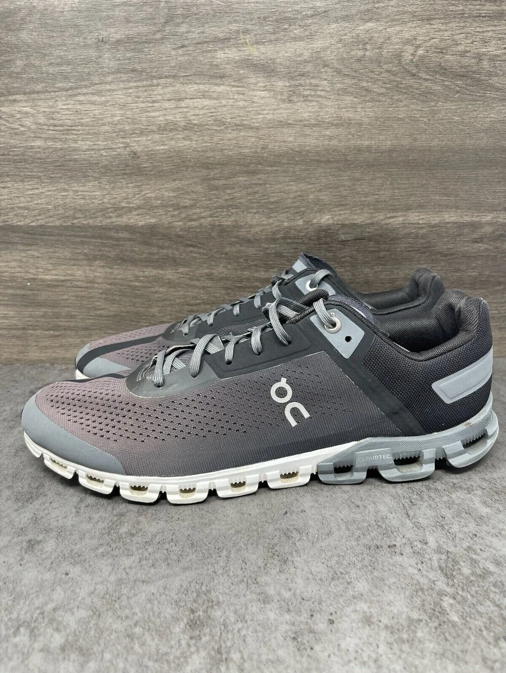 On Cloud X Size 11.5 Mens CloudTec Running Training Shoes Gray Black Performance